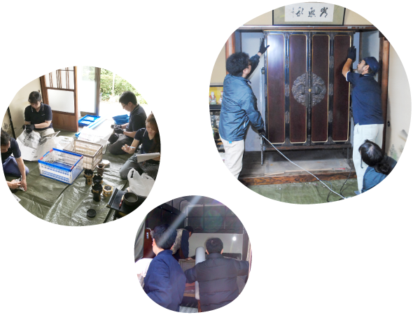 安心してお仏壇とお別れするために お仏壇の処分に関する全てに対応いたします